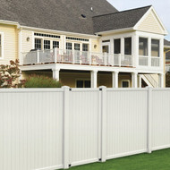 Outdoor Essentials 41-1_2 In. W. x 6 Ft. H. Standard White Vinyl Privacy Gate