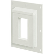 Builders Edge Sturdimount 6 x 8-1_2 Trim White_Paintable Fiber Cement Mounting Blocks