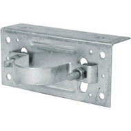Midwest Air Tech Adjustable 2-3_8 in. Steel Fence Post Adapter Clamp