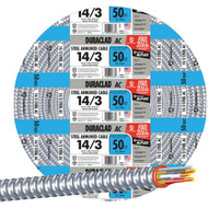 Southwire 50 Ft. 14_3 AC Armored Cable Electrical Wire