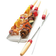 GrillPro 22 In. Stainless Steel Skewer (6-Pack)