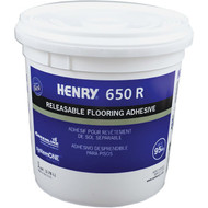 Henry Releasable Bond Pressure Sensitive Fiberglass Sheet Vinyl Floor Adhesive  1 Gal.