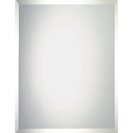 Erias Home Design 36 In. W. x 48 In. H. Frameless Beveled Edge Wall Mirror