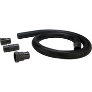 Channellock 2-1_2 In. Dia. x 7 Ft. L Black Plastic Wet_Dry Vacuum Hose with Adapters