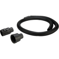 Channellock 1-1_4 In. Dia. x 6 Ft. L. Black Plastic Wet_Dry Vacuum Hose with Adapters
