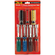 Do it Standard 3 In. Solid Shaft Nut Driver Set  7-Piece