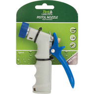 Best Garden Metal Insulated Grip Hot Water Pistol Nozzle  Blue & Gray