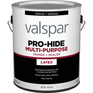 Valspar Pro-Hide Waterborne Interior_Exterior Multi-Purpose Primer & Sealer  White  1 Gal.