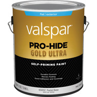 Valspar Pro-Hide Gold Ultra Latex Flat Exterior House Paint  Pastel Base  1 Gal.