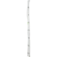 John Sterling Closet-Pro 72 In. to 120 In. x 1 In. Adjustable Closet Rod  White