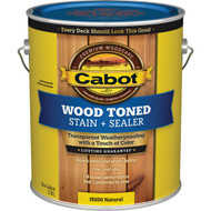 Cabot VOC Wood Toned Deck & Siding Exterior Stain & Sealer  19200 Natural  1 Gal.