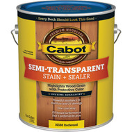 Cabot VOC Semi-Transparent Deck & Siding Exterior Stain  16380 Redwood  1 Gal.