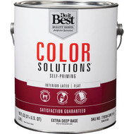 Do it Best Color Solutions Latex Self-Priming Flat Interior Wall Paint  Extra Deep Base  1 Gal.