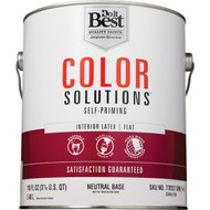 Do it Best Color Solutions Latex Self-Priming Flat Interior Wall Paint  Neutral Base  1 Gal.
