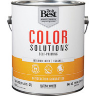 Do it Best Color Solutions Latex Self-Priming Eggshell Interior Wall Paint  Ultra White  1 Gal.