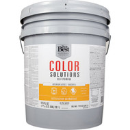 Do it Best Color Solutions Latex Self-Priming Eggshell Interior Wall Paint  Ultra White  5 Gal.