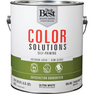 Do it Best Color Solutions Latex Self-Priming Semi-Gloss Interior Wall Paint  Ultra White  1 Gal.