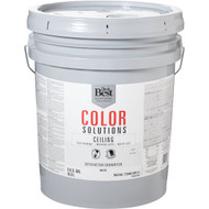 Do it Best Color Solutions Latex Self-Priming Flat Ceiling Paint  White  5 Gal.