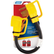 Camco PowerGrip 50A_30A Dogbone RV Power Cord Adapter