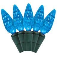 J Hofert Blue 210-Bulb C6 LED Light Set