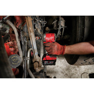 Milwaukee M18 FUEL Brushless 1_4 In. Hex Cordless Impact Driver Kit with (2) 5.0 Ah Batteries & Charger