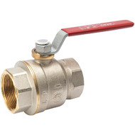 ProLine 1-1_2 In. FIP Forged Brass Full Port Ball Valve