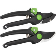 Best Garden 8 In. Bypass Pruner & 7-1_2 In. Anvil Pruner Set