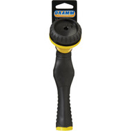 Dramm One Touch Heavy-Duty Metal Shower & Stream Multi-Pattern Nozzle  Yellow