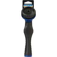 Dramm One Touch Heavy-Duty Metal Shower & Stream Multi-Pattern Nozzle  Blue