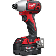 Milwaukee M18 18 Volt XC Lithium-Ion 2-Speed 1_4 In. Hex Cordless Impact Driver Kit (with 2 XC Batteries)