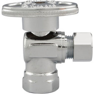 ProLine 3_8 In. FIP x 3_8 In. C Quarter Turn Angle Valve