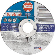 Shop Smith DuraGrind Type 27 4-1_2 In. x 1_4 In. x 7_8 In. Grinding Cut-Off Wheel