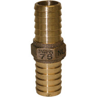 Merrill 1-1_4 In. Low Lead Brass Hose Barb Insert Coupling