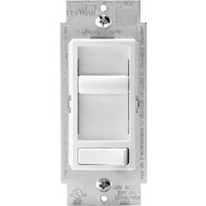 Leviton Decora Incandescent_LED_CFL White Slide Dimmer Switch