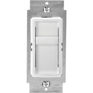 Leviton Decora Incandescent_Halogen_LED_CFL White Slide Dimmer Switch