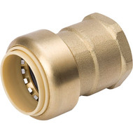 ProLine 1_2 In. x 1_2 In. FPT Brass Push Fit Adapter