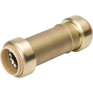ProLine 1_2 In. x 1_2 In. Brass Push Fit Repair Coupling