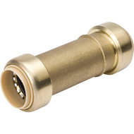 ProLine 3_4 In. x 3_4 In. Brass Push Fit Repair Coupling