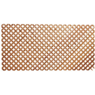 Real Wood Products 4 Ft. W. x 8 Ft. L. x 3_4 In. Thick Natural Cedar Privacy Diamond Lattice Panel