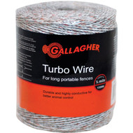 Gallagher 1_8-Mile Mixed-Metal Strands UV Stabilized Electric Fence Turbo Wire