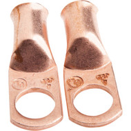 Forney #4 Cable x 3_8 In. Stud Copper Cable Lug (2-Pack)