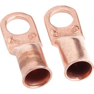 Forney #1 Cable x 3_8 In. Stud Copper Cable Lug (2-Pack)