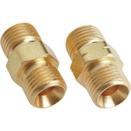 Forney 9_16 In.-18 Thread B Hose Coupler  (2-Pack)