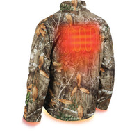 Milwaukee M12 QUIETSHELL Men's Realtree Edge Camouflage Cordless Heated Jacket Kit  L