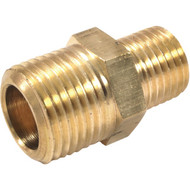 Forney 3_8 In. MPNT x 1_4 In. MNPT Brass Reducer Adapter