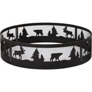 Outdoor Expressions 36 In. Antique Bronze Steel Fire Ring