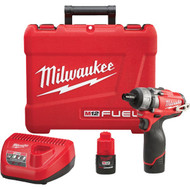 Milwaukee M12 FUEL 12-Volt Lithium-Ion Brushless 1_4 In. Cordless Screwdriver Kit