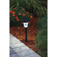 Outdoor Expressions Black 2.10 Lumens Plastic Solar Path Light