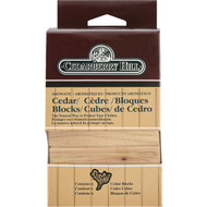 Cedarberry Hill Aromatic Cedar 3 In. W. x 2.125 In. H. x .69 In. D. Cedar Blocks (6-Pack)