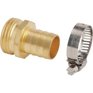 Best Garden 3_4 In. Male Brass Hose End Repair Hose Coupling